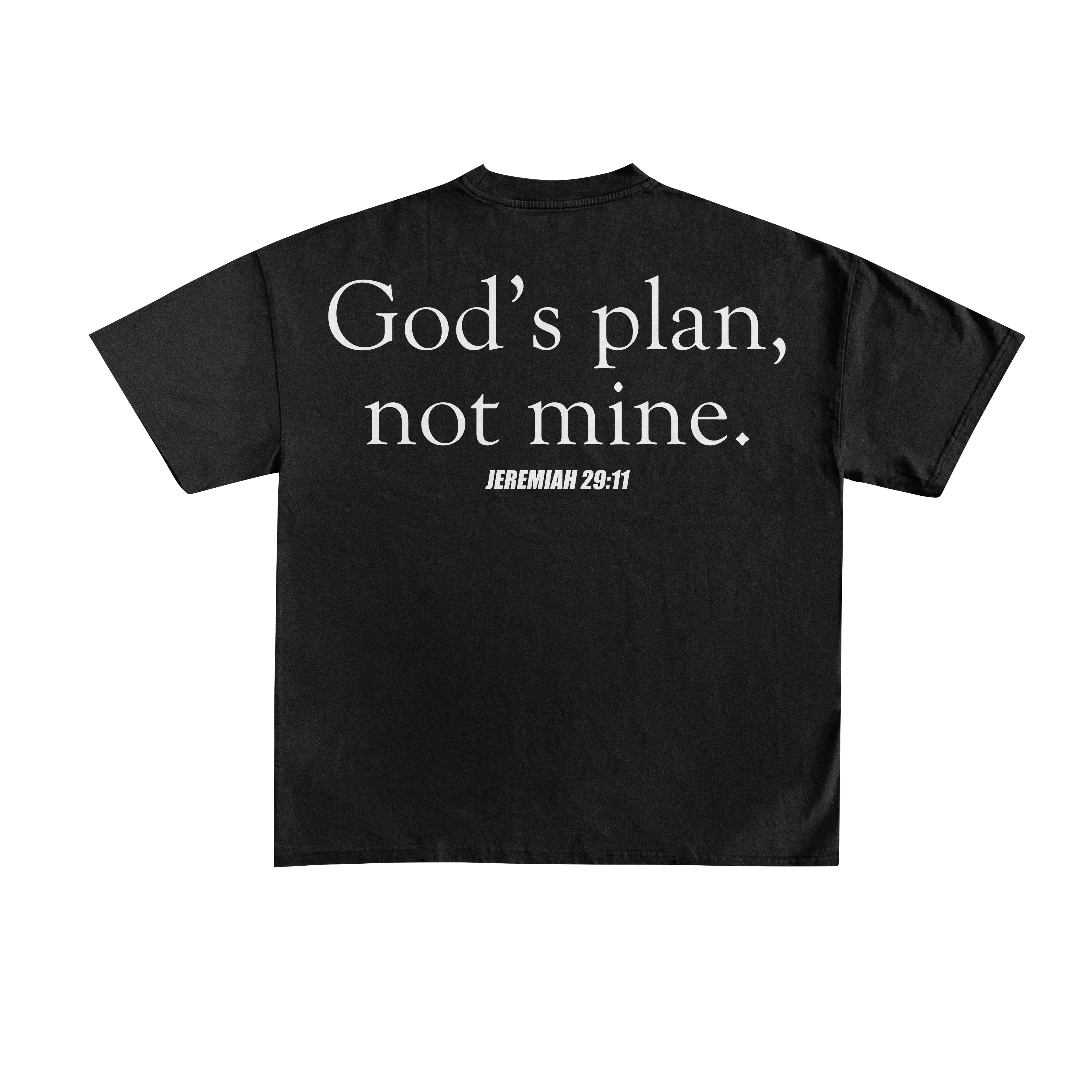 GOD’S PLAN BOXY CROP SHIRT