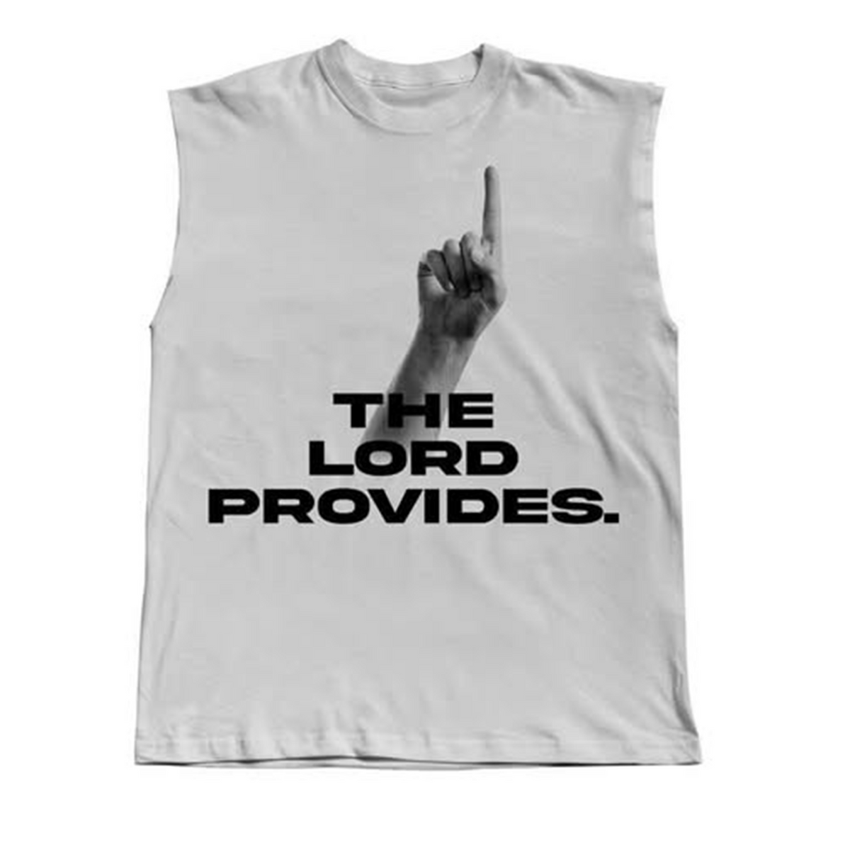 BTG WHITE CROP MUSCLE TEE