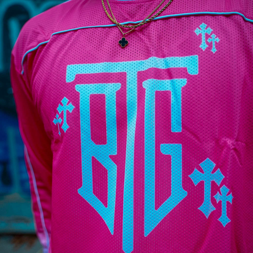 BTG LONG SLEEVE MESH CROP