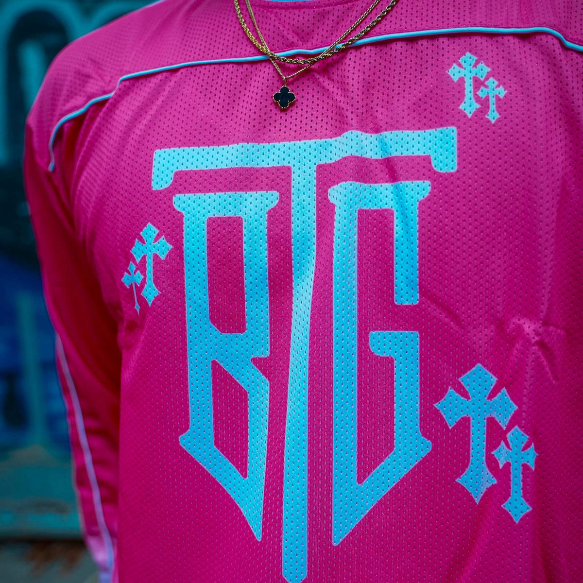 BTG LONG SLEEVE MESH CROP