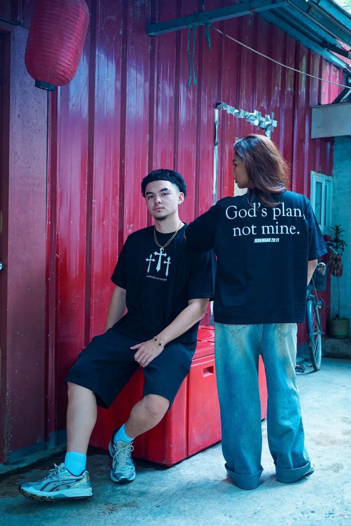 GOD’S PLAN BOXY CROP SHIRT
