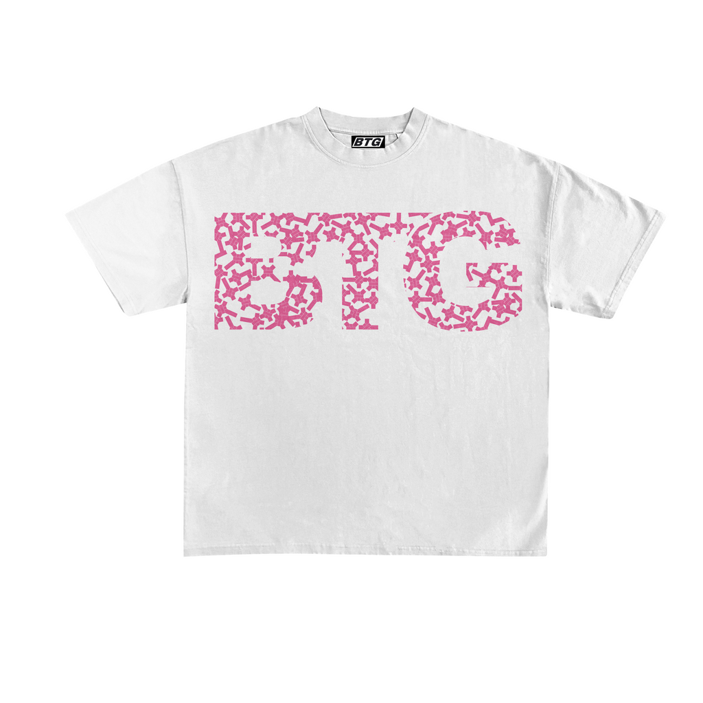 BTG Peach BOXY CROPPED SHIRT